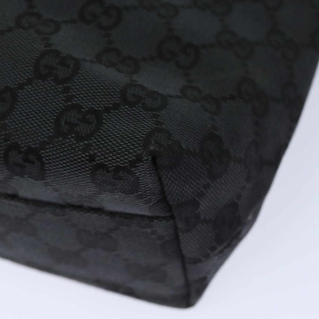 GUCCI GG Canvas Shoulder Bag Black 002 1075 ep4835