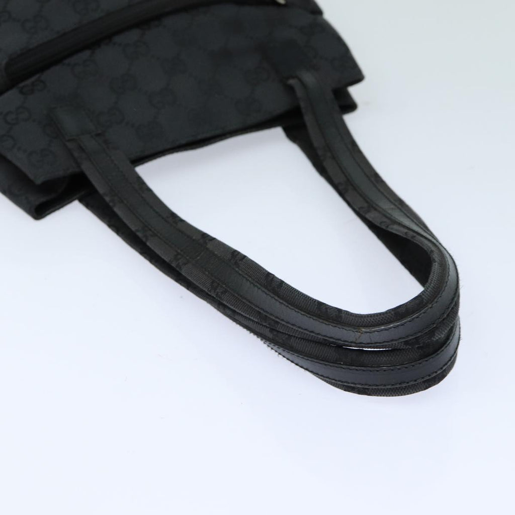 GUCCI GG Canvas Shoulder Bag Black 002 1075 ep4835