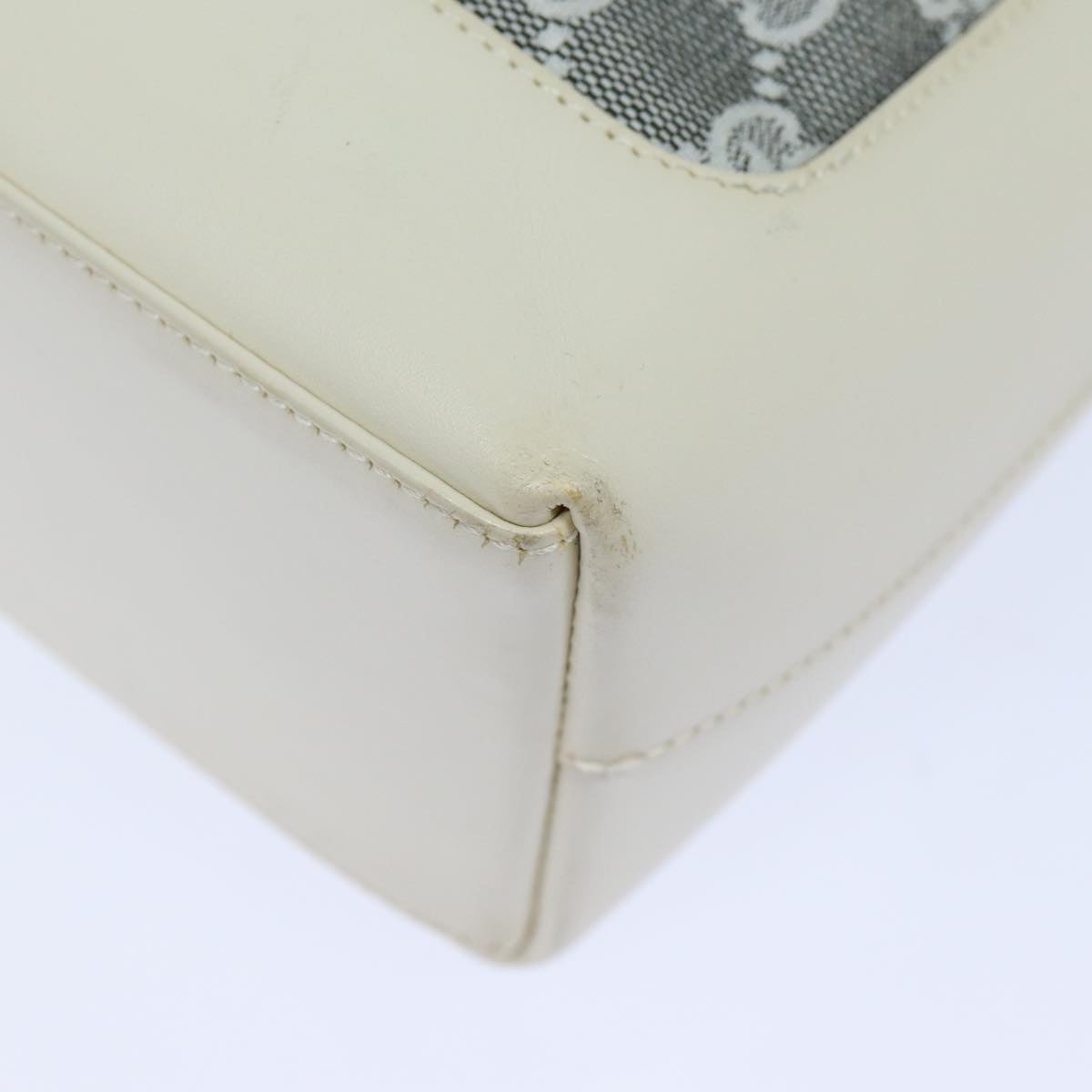 GUCCI GG Canvas Jackie Shoulder Bag Silver 001 3876 ep4837