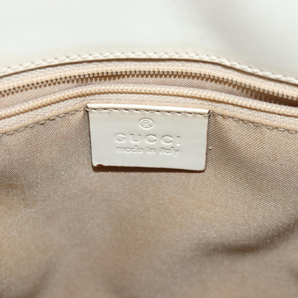 GUCCI GG Canvas Jackie Shoulder Bag Silver 001 3876 ep4837