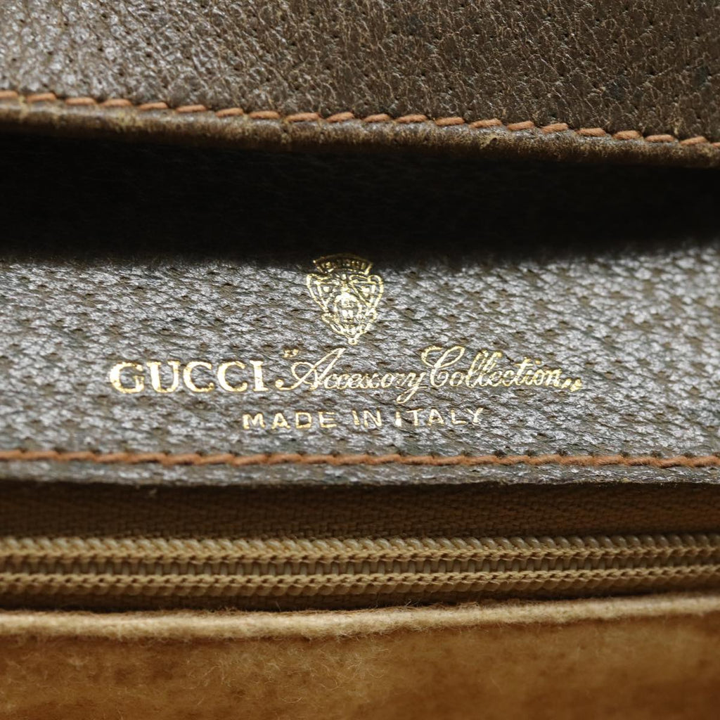 GUCCI GG Supreme Shoulder Bag PVC Beige ep4841