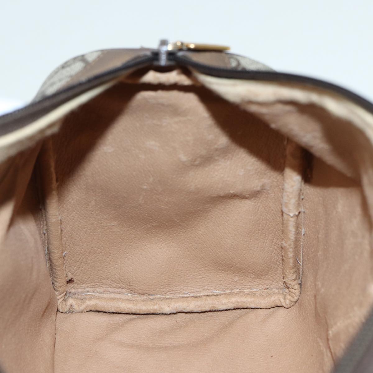 GUCCI GG Supreme Web Sherry Line Boston Bag PVC Beige 116 02 006 ep4871