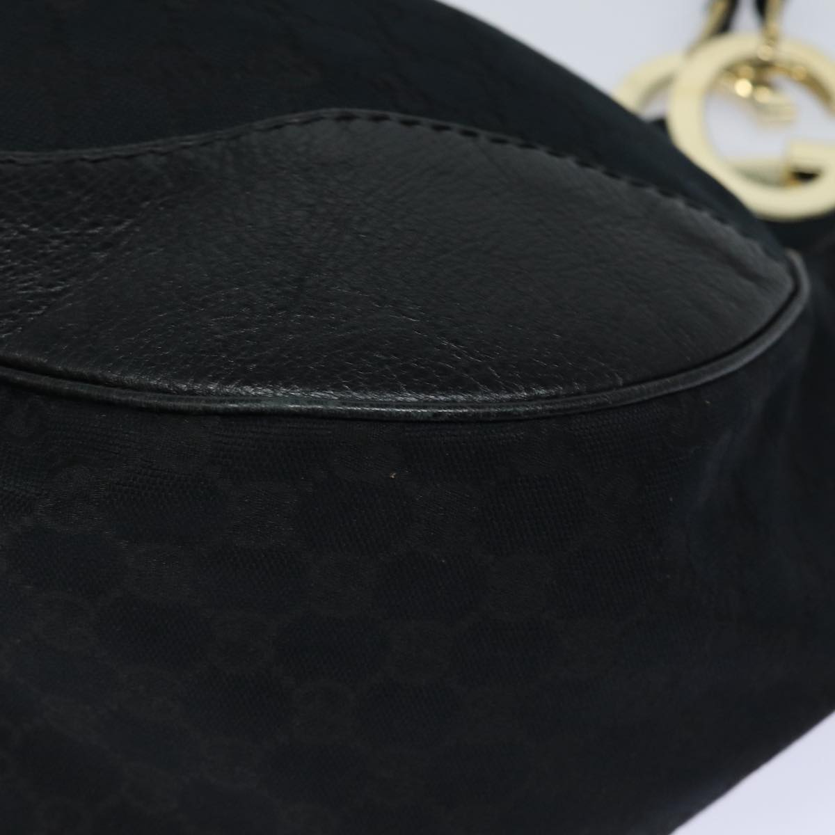 GUCCI GG Canvas Tote Bag Black ep4882