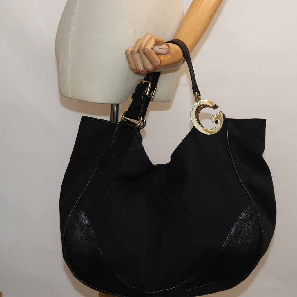 GUCCI GG Canvas Tote Bag Black ep4882