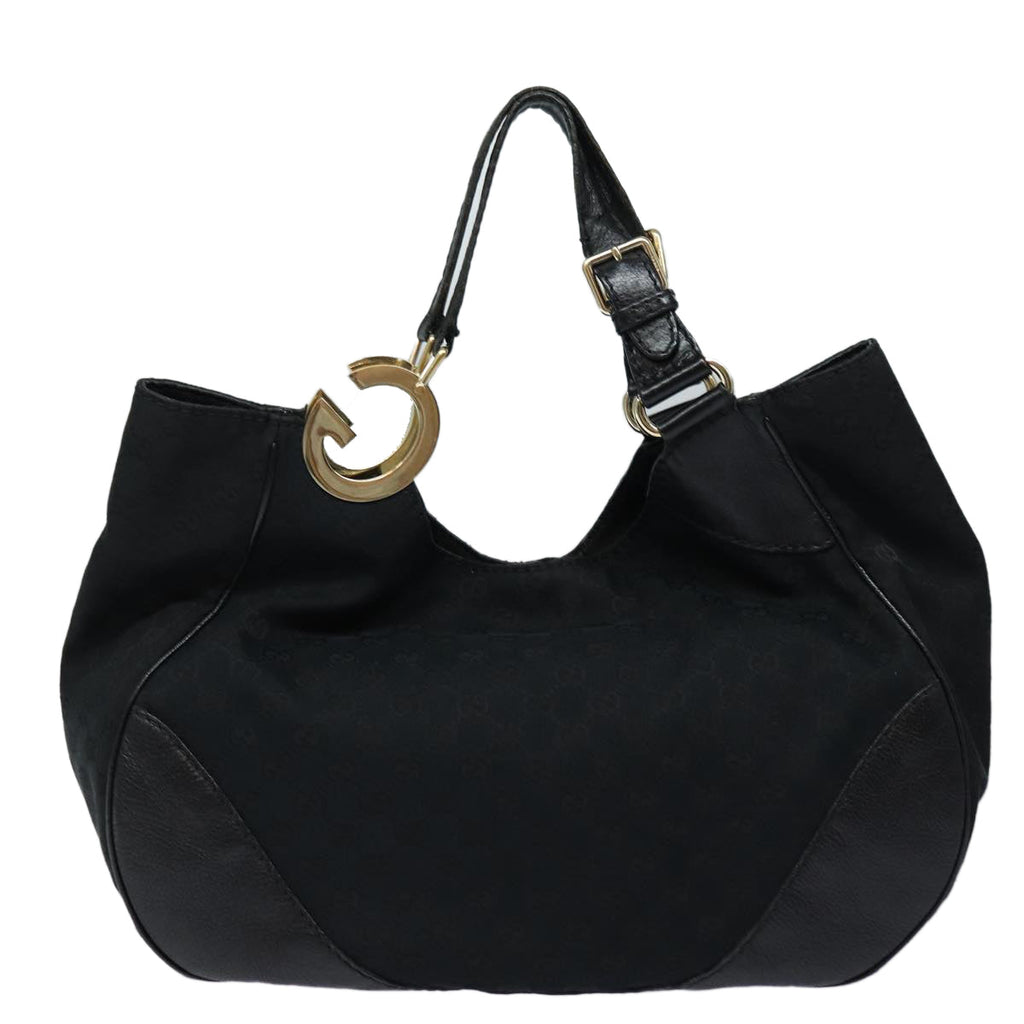 GUCCI GG Canvas Tote Bag Black ep4882