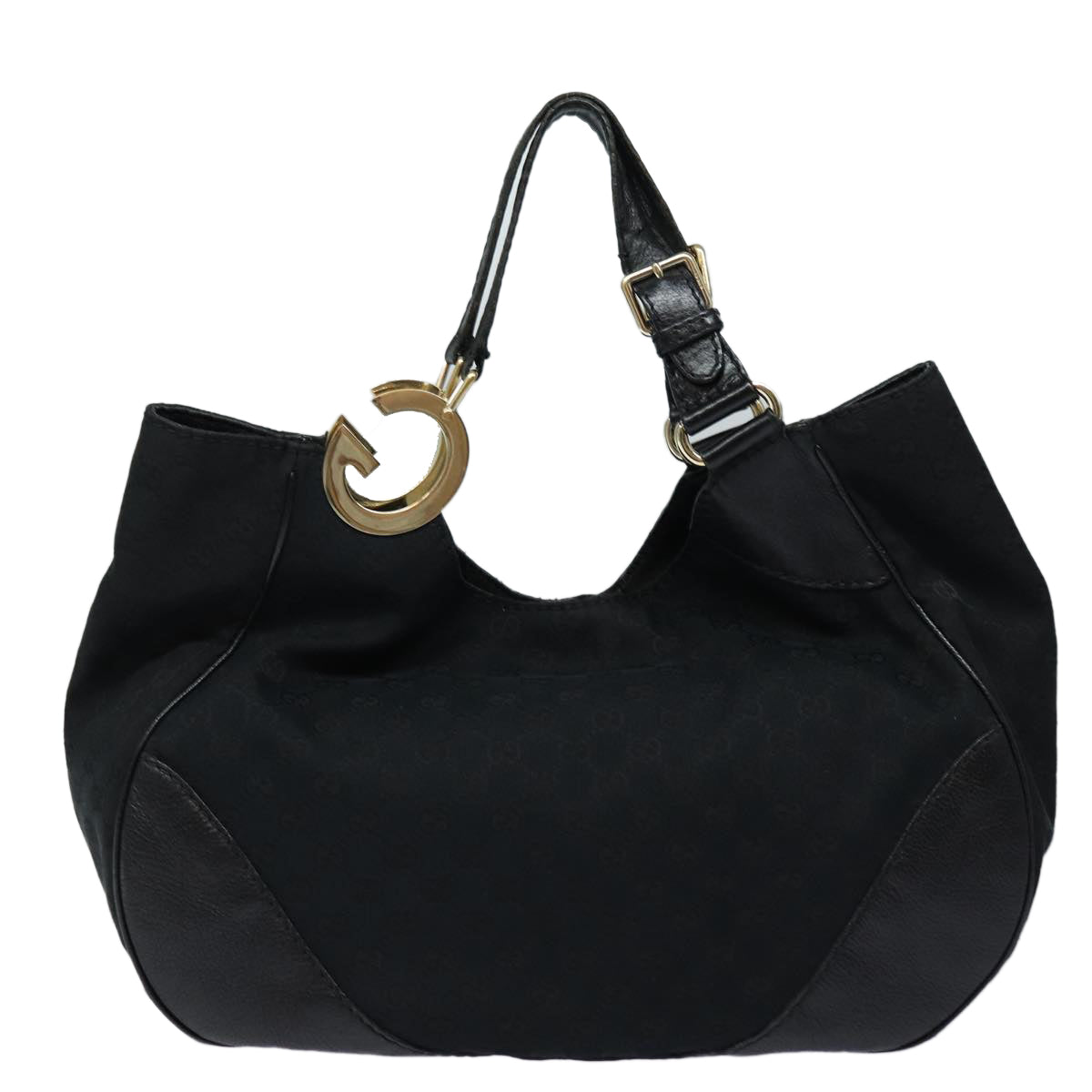 GUCCI GG Canvas Tote Bag Black ep4882