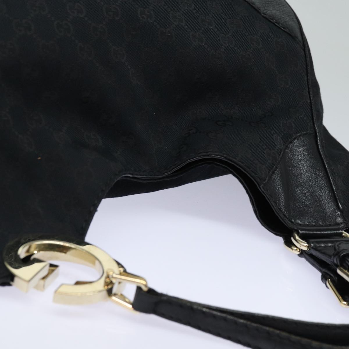 GUCCI GG Canvas Tote Bag Black ep4882