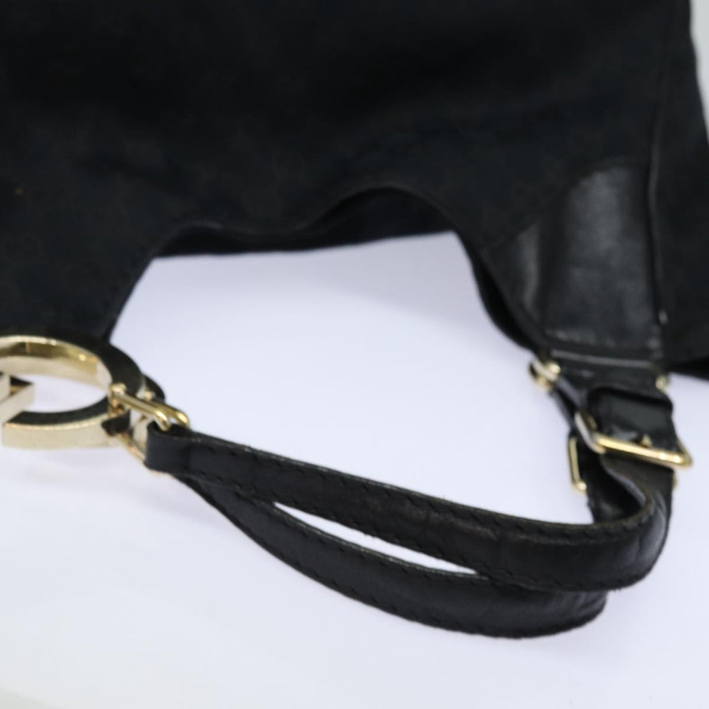 GUCCI GG Canvas Tote Bag Black ep4882