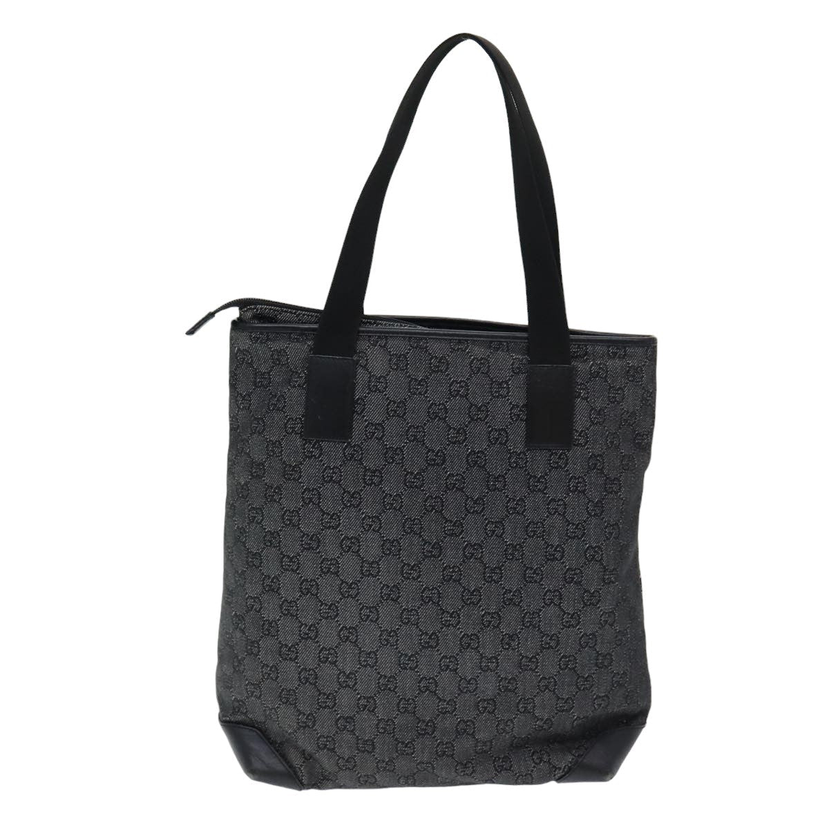 GUCCI GG Canvas Tote Bag Black 28892 ep4884