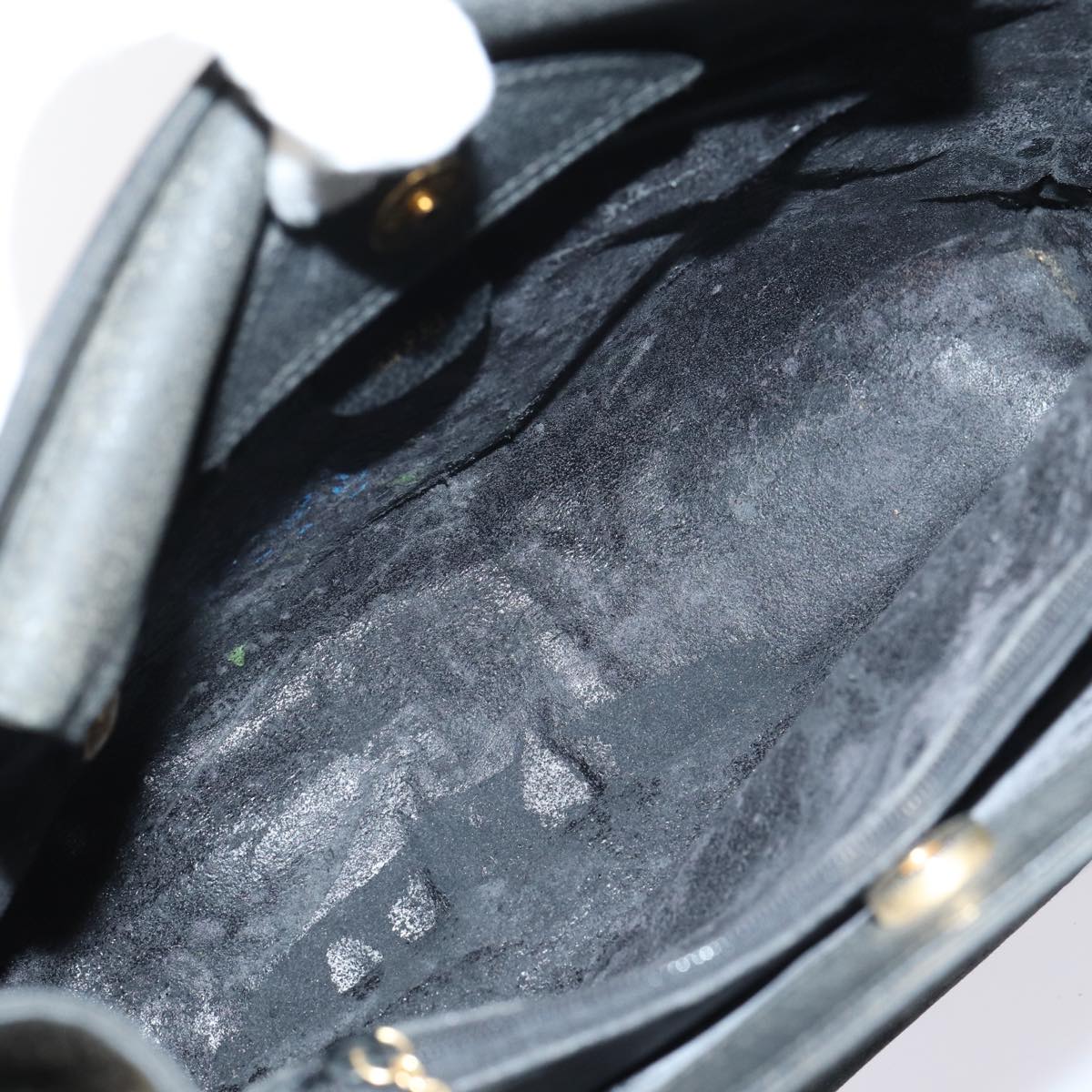 GUCCI Bamboo Hand Bag Suede Black 002 2865 0260 ep4887