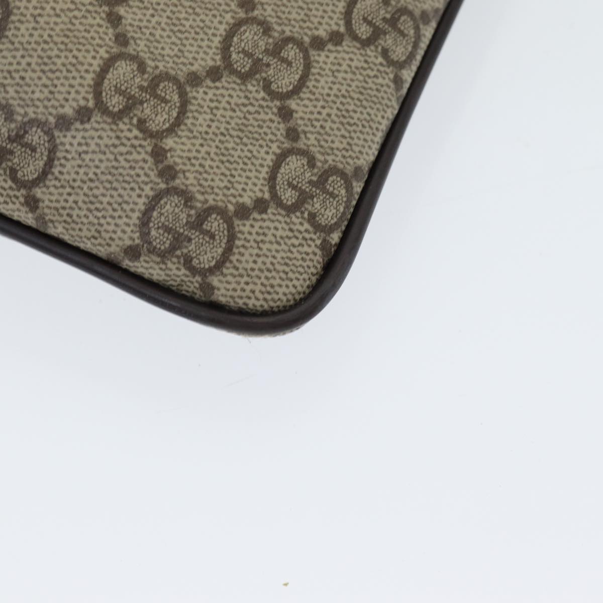 GUCCI GG Supreme Shoulder Bag PVC Beige 141626 ep4894