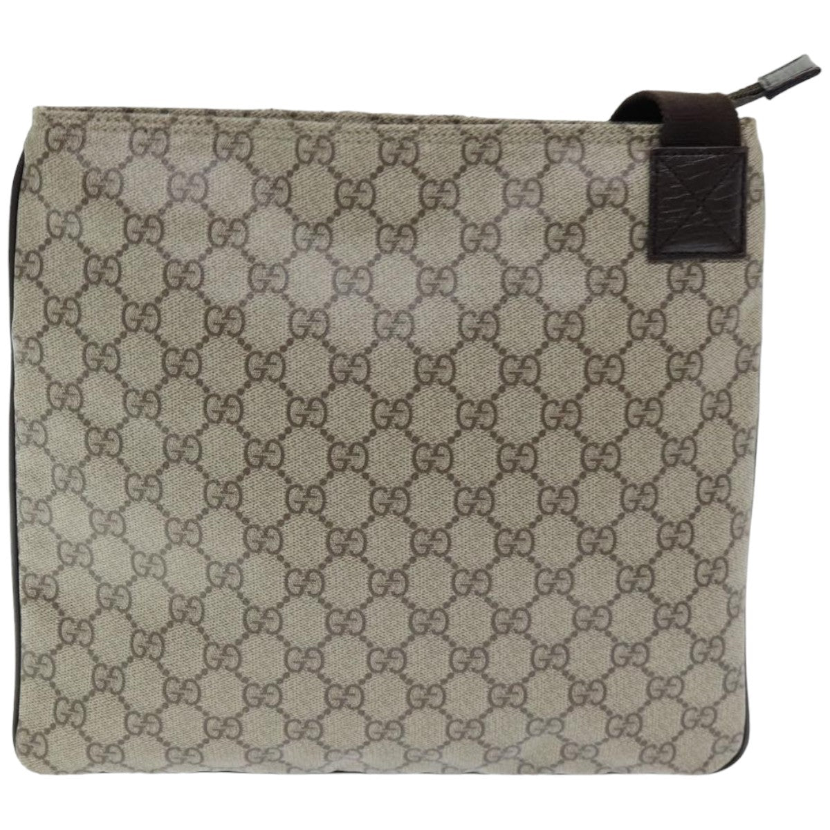 GUCCI GG Supreme Shoulder Bag PVC Beige 141626 ep4894