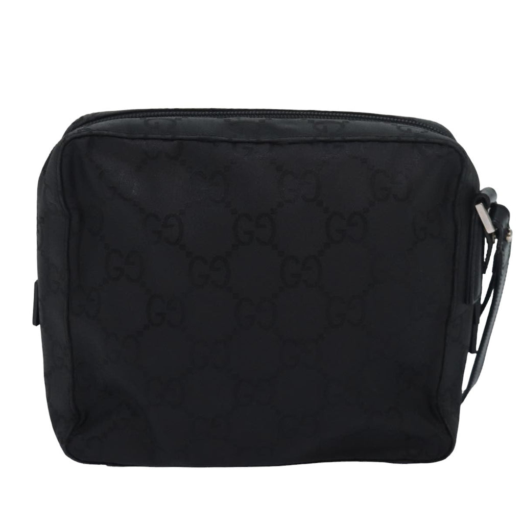 GUCCI GG Canvas Clutch Bag Black 018 1603 ep4897