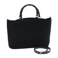 GUCCI Bamboo Tote Bag Nylon 2way Black 002 1998 0352 ep4901