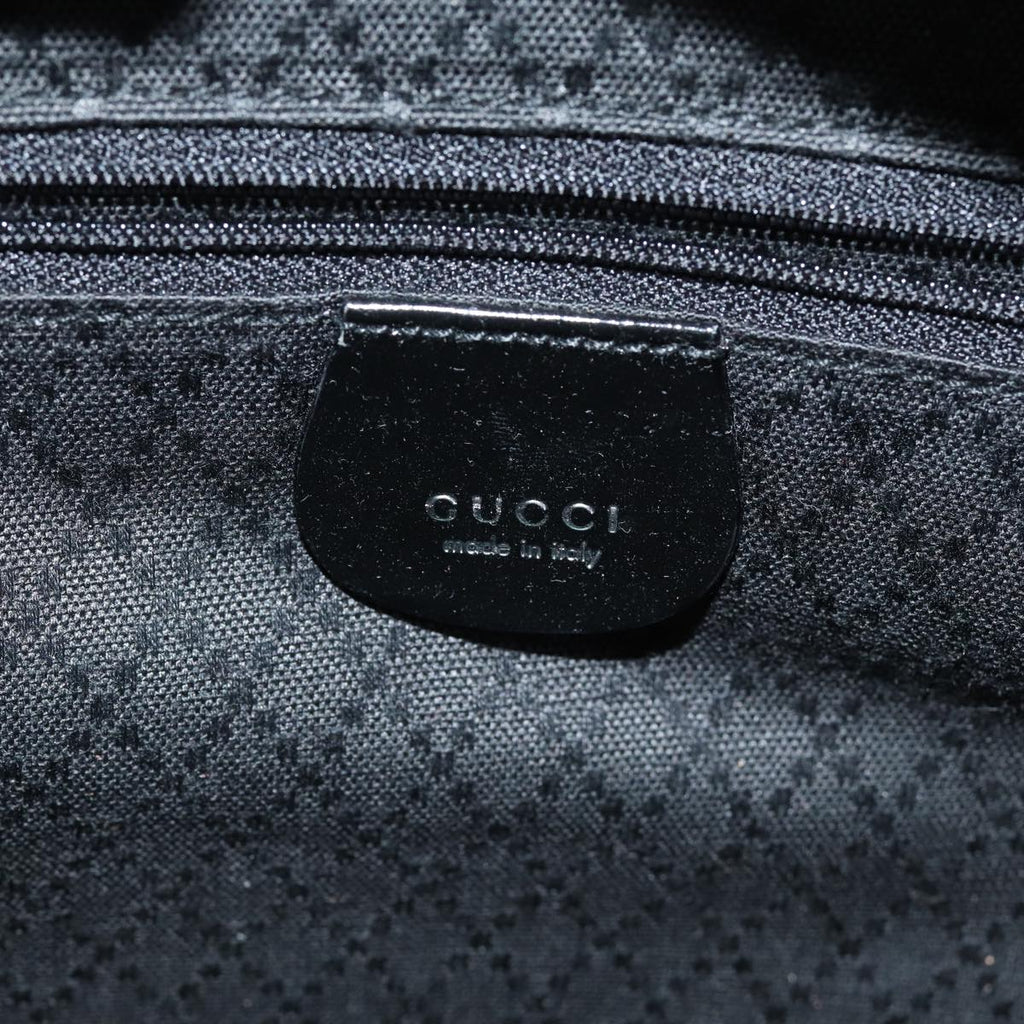GUCCI Bamboo Tote Bag Nylon 2way Black 002 1998 0352 ep4901