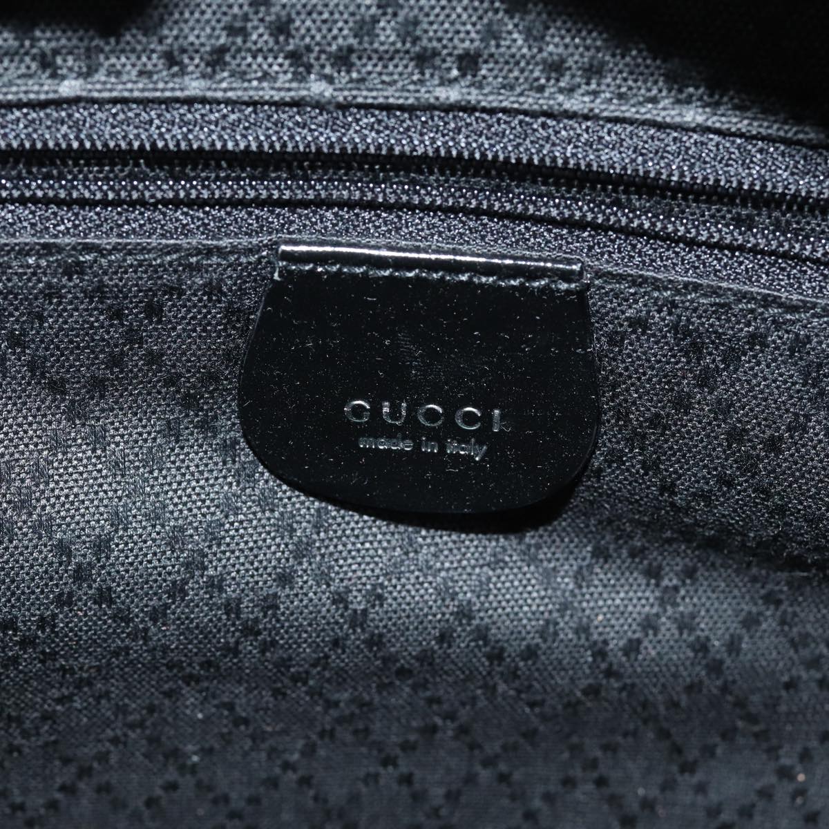 GUCCI Bamboo Tote Bag Nylon 2way Black 002 1998 0352 ep4901