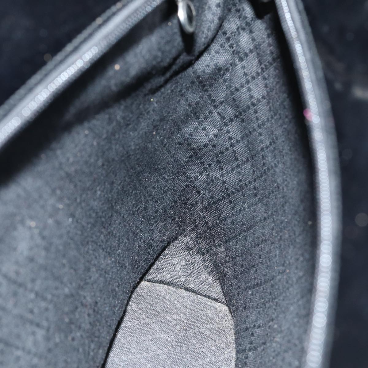 GUCCI Bamboo Tote Bag Nylon 2way Black 002 1998 0352 ep4901