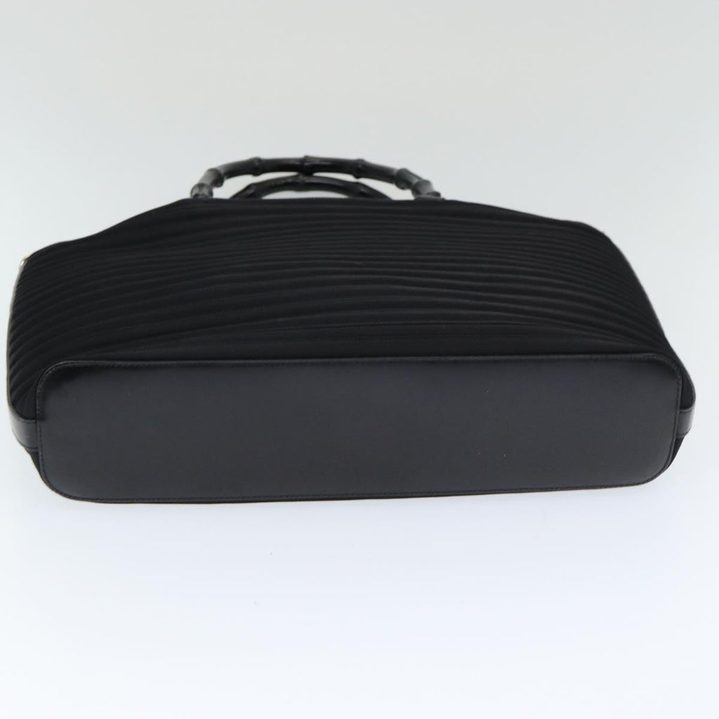 GUCCI Bamboo Tote Bag Nylon 2way Black 002 1998 0352 ep4901