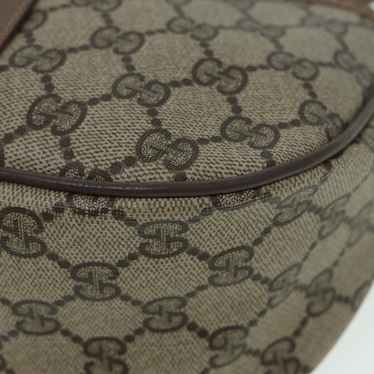GUCCI GG Supreme Web Sherry Line Shoulder Bag PVC Beige 89 02 032 ep4914