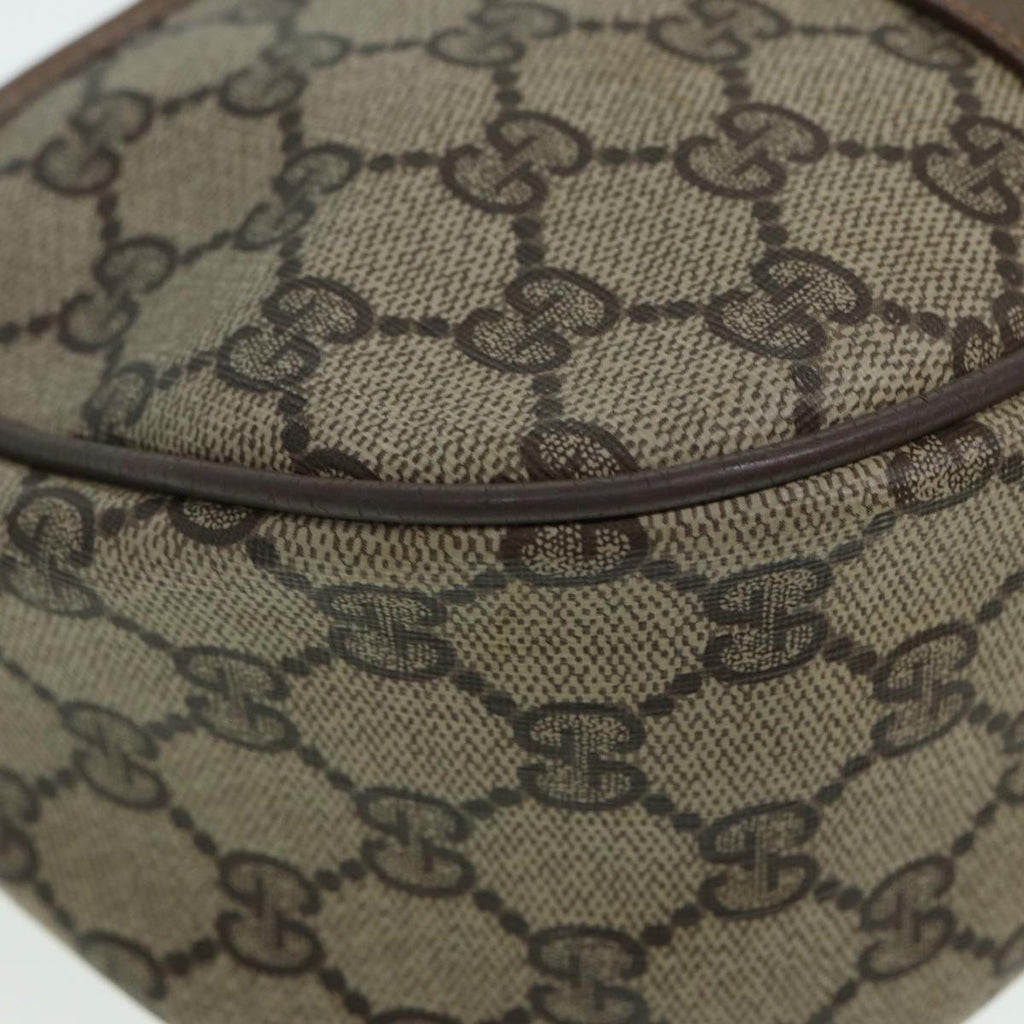 GUCCI GG Supreme Web Sherry Line Shoulder Bag PVC Beige 89 02 032 ep4914