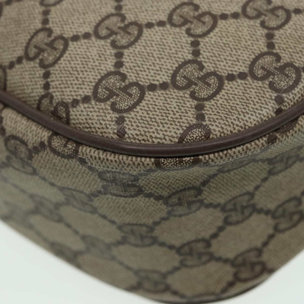 GUCCI GG Supreme Web Sherry Line Shoulder Bag PVC Beige 89 02 032 ep4914
