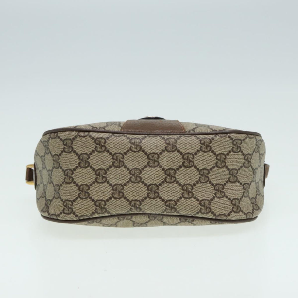 GUCCI GG Supreme Web Sherry Line Shoulder Bag PVC Beige 89 02 032 ep4914