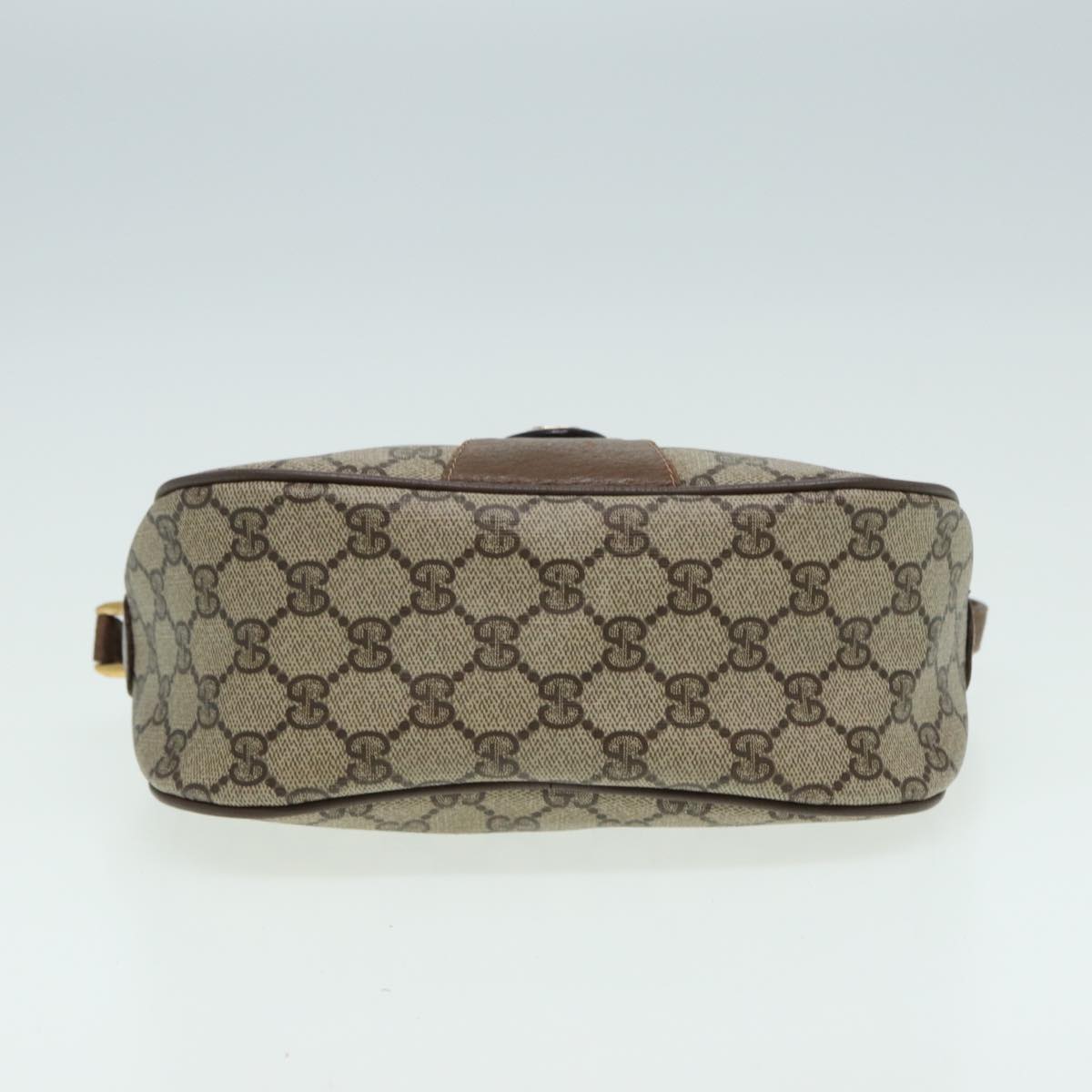 GUCCI GG Supreme Web Sherry Line Shoulder Bag PVC Beige 89 02 032 ep4914
