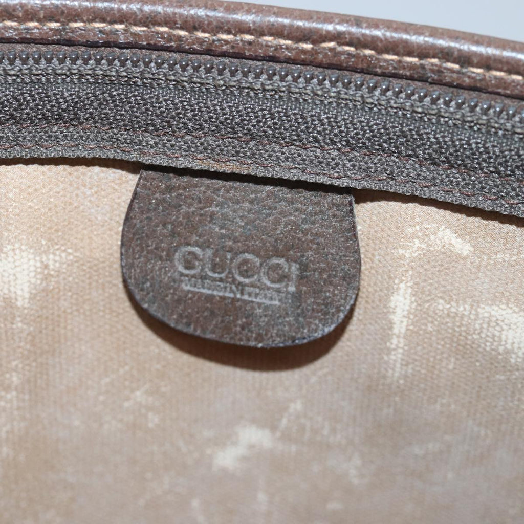 GUCCI GG Supreme Clutch Bag PVC Leather Beige 014 122 ep4918