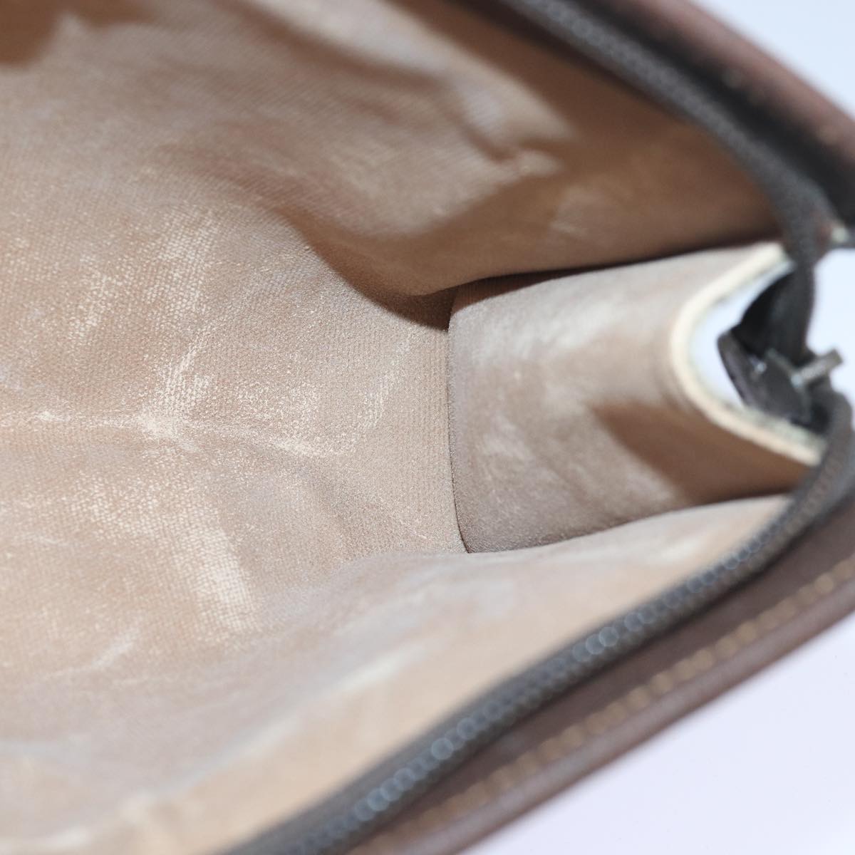 GUCCI GG Supreme Clutch Bag PVC Leather Beige 014 122 ep4918