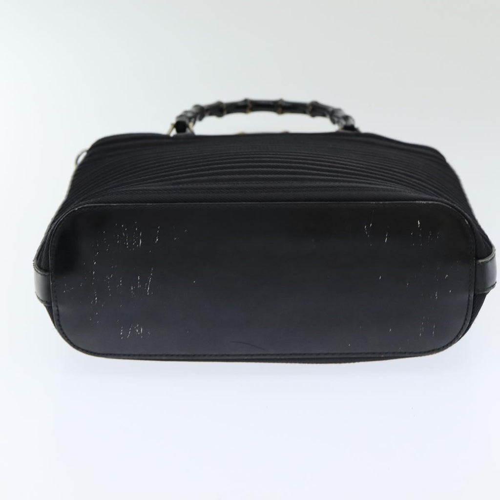 GUCCI Bamboo Hand Bag Nylon Black 002 1998 0353 ep4928