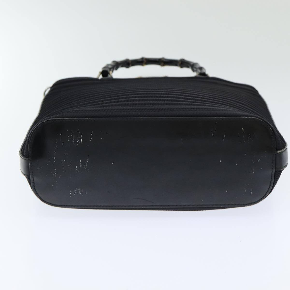 GUCCI Bamboo Hand Bag Nylon Black 002 1998 0353 ep4928