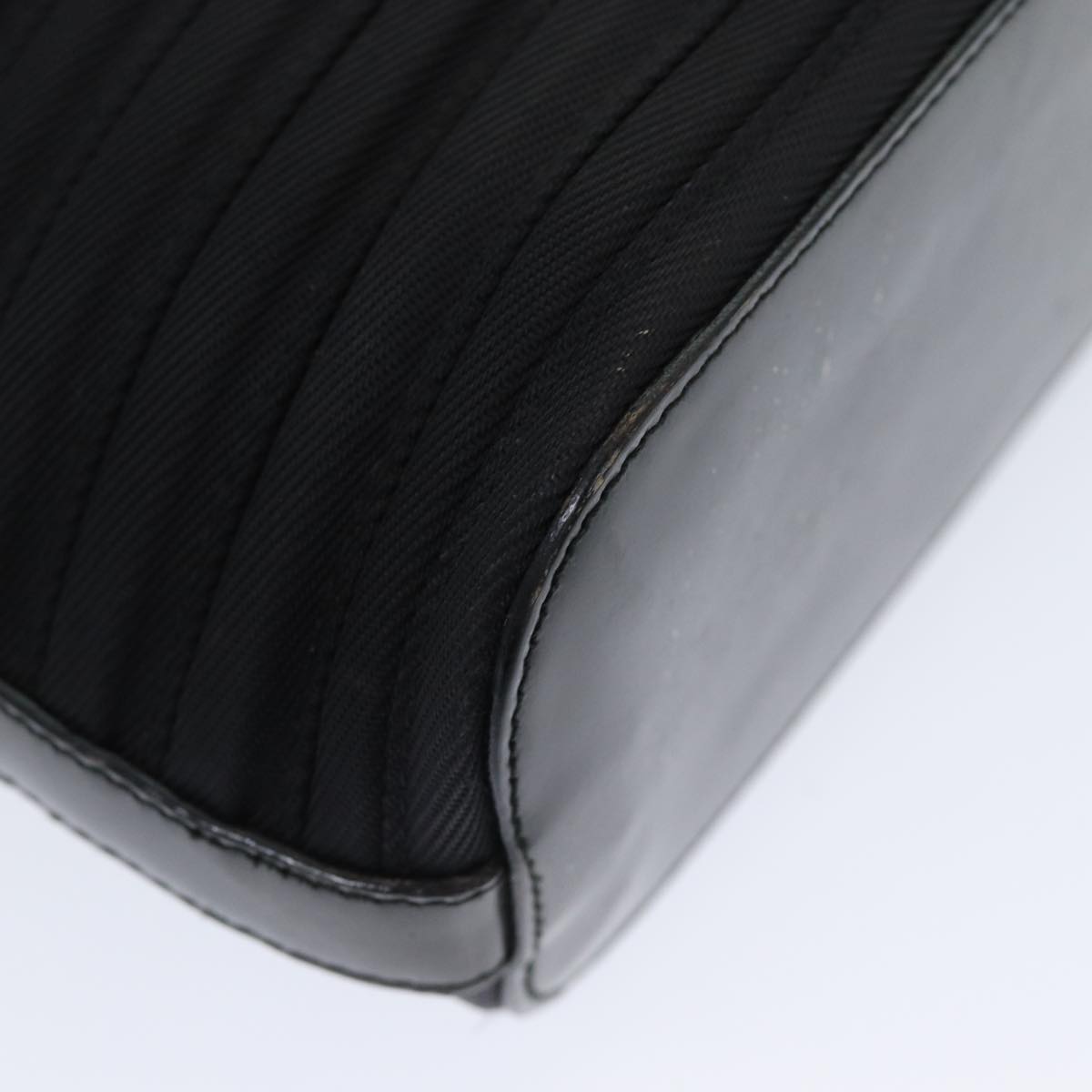 GUCCI Bamboo Hand Bag Nylon Black 002 1998 0353 ep4928