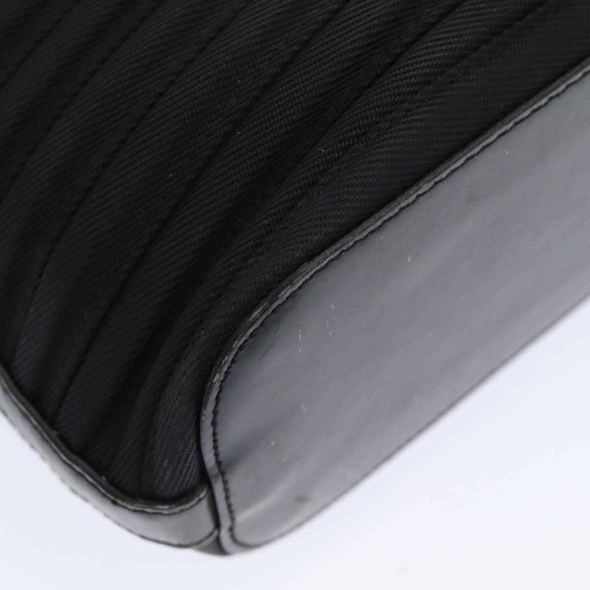 GUCCI Bamboo Hand Bag Nylon Black 002 1998 0353 ep4928
