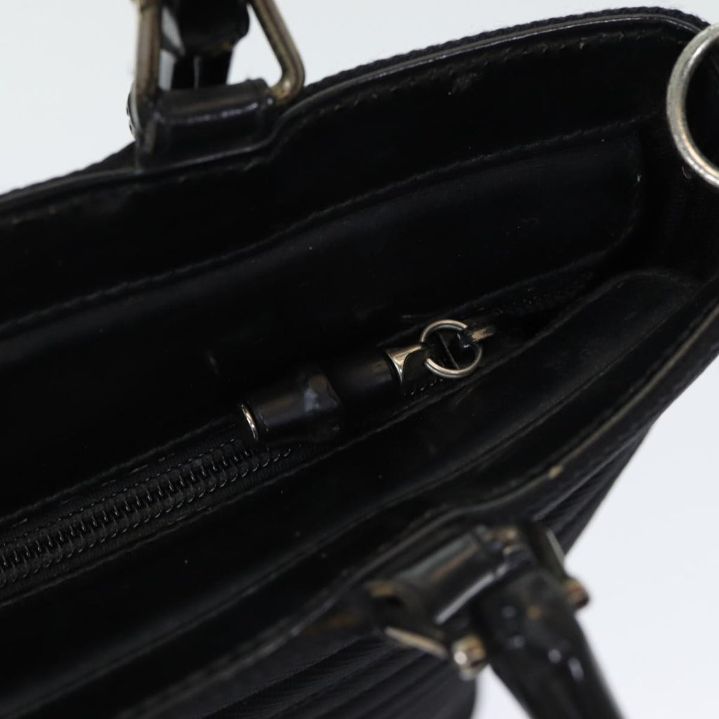 GUCCI Bamboo Hand Bag Nylon Black 002 1998 0353 ep4928