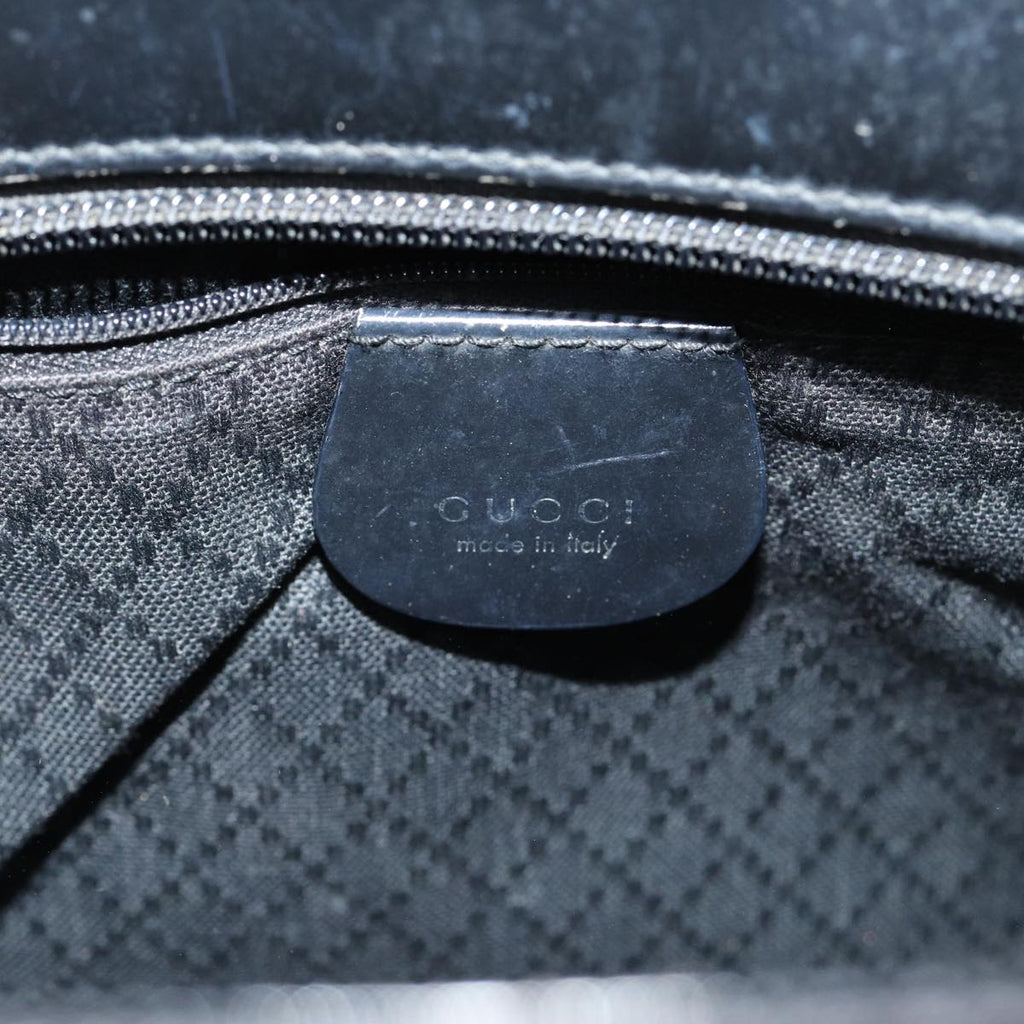 GUCCI Bamboo Hand Bag Nylon Black 002 1998 0353 ep4928