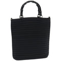 GUCCI Bamboo Hand Bag Nylon Black 002 1998 0353 ep4928
