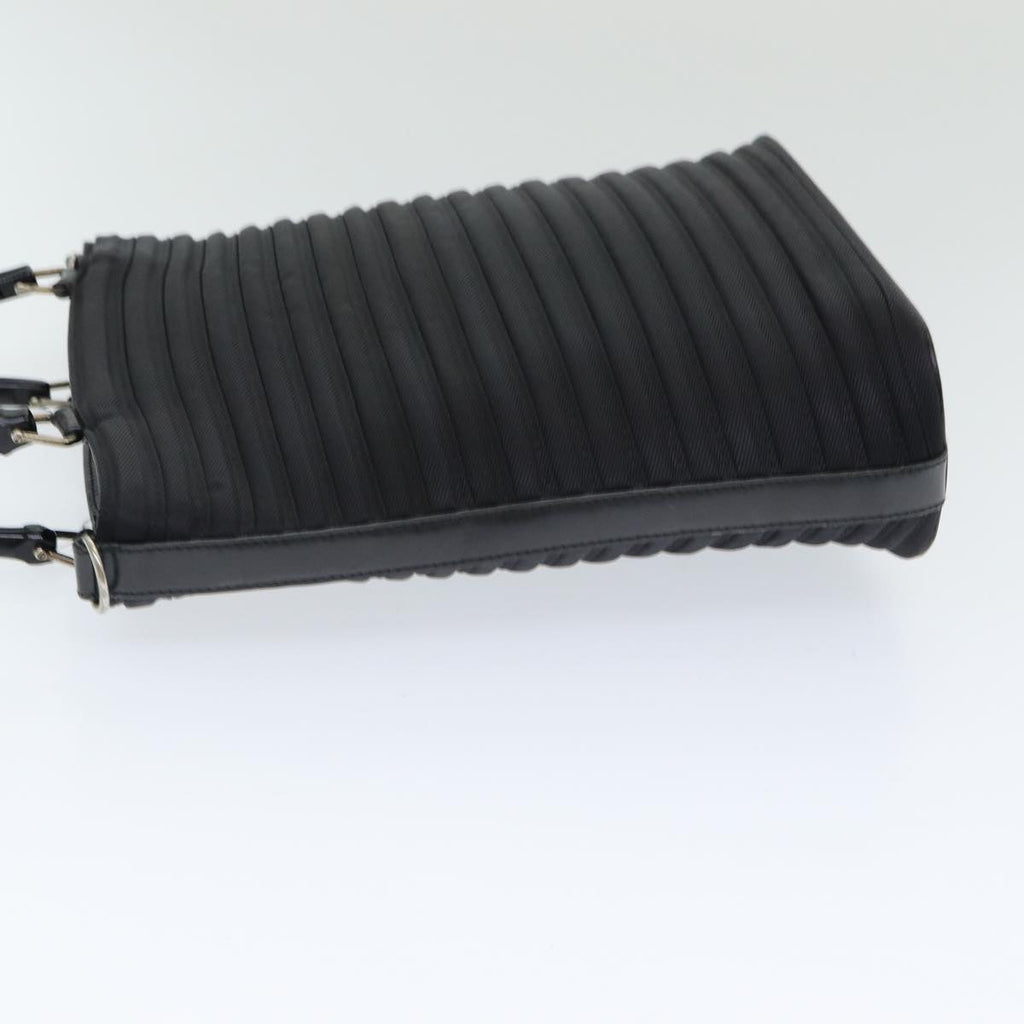 GUCCI Bamboo Hand Bag Nylon Black 002 1998 0353 ep4928