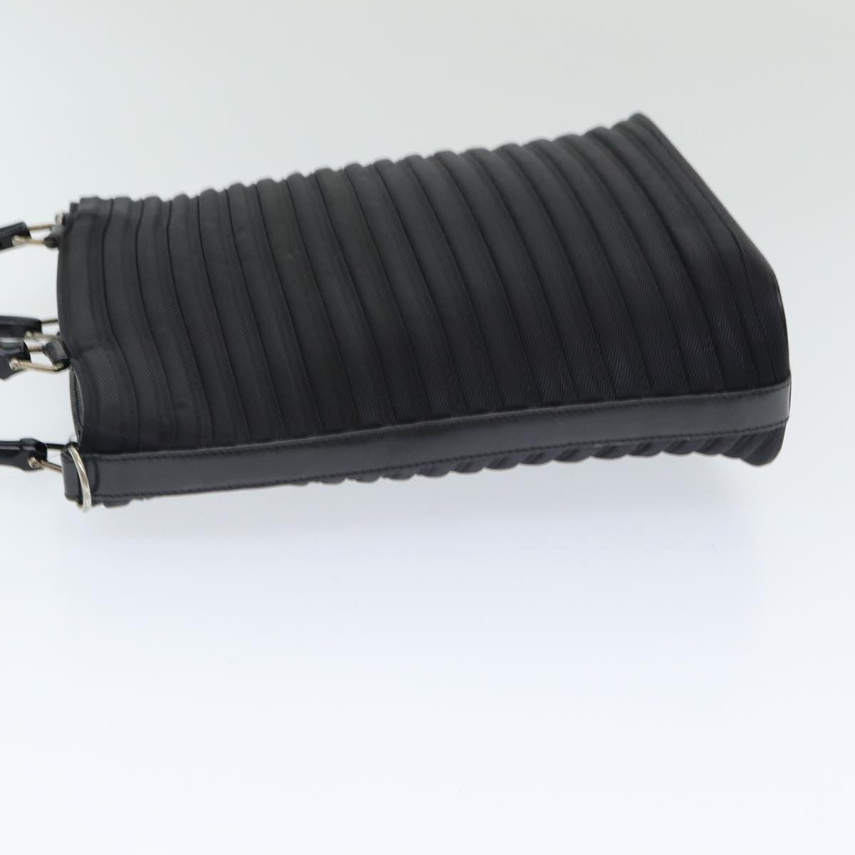 GUCCI Bamboo Hand Bag Nylon Black 002 1998 0353 ep4928