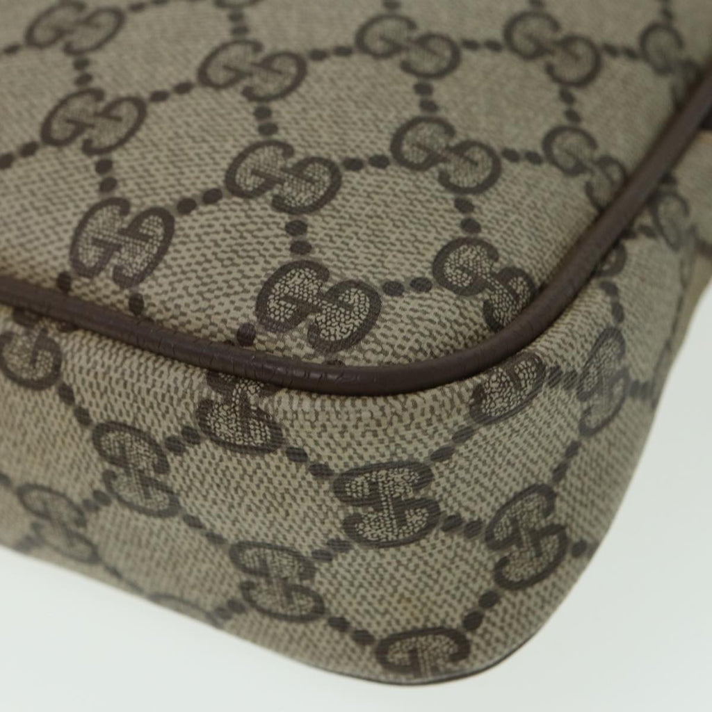 GUCCI GG Supreme Shoulder Bag PVC Beige 97 02 068 ep4929