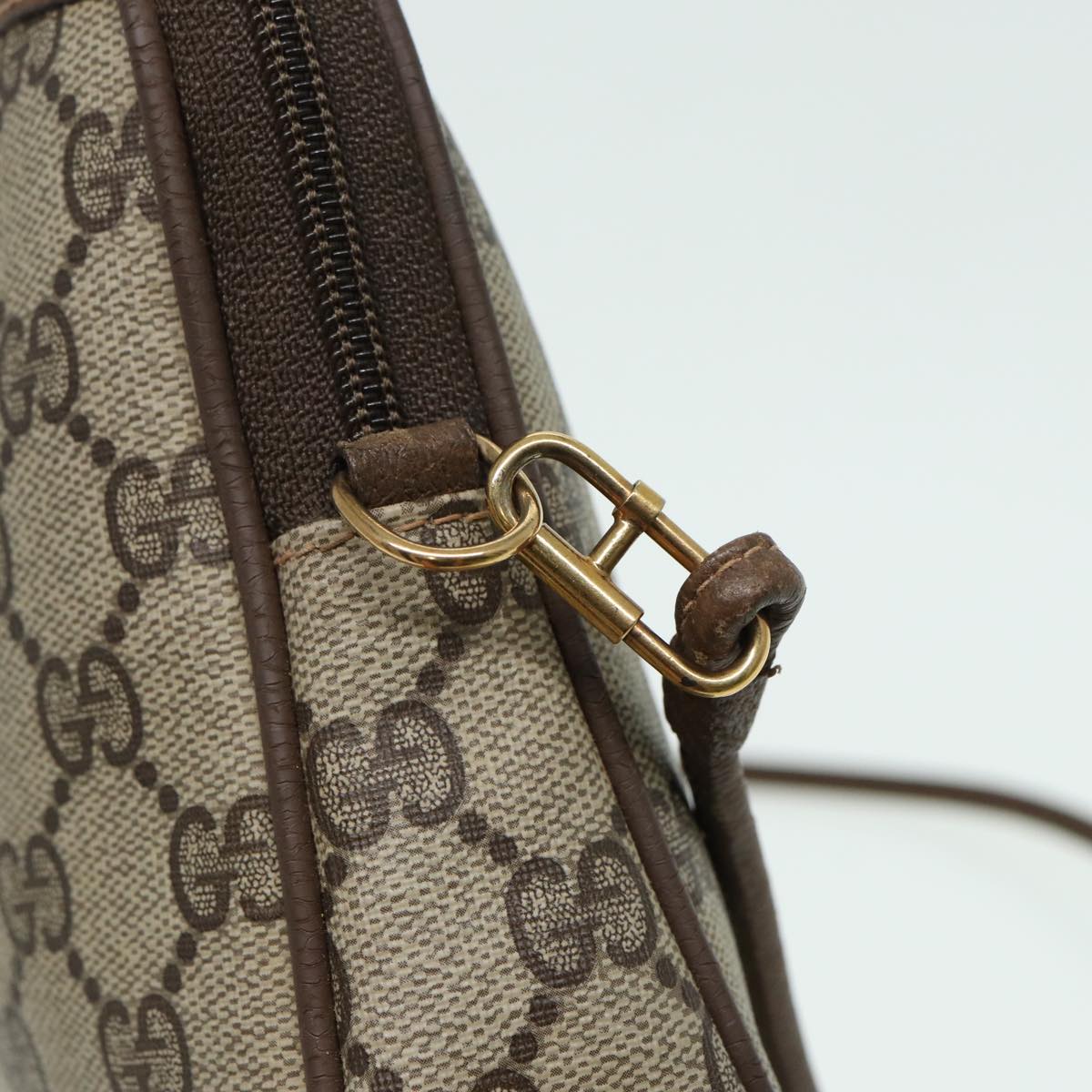 GUCCI GG Supreme Shoulder Bag PVC Beige 97 02 068 ep4929
