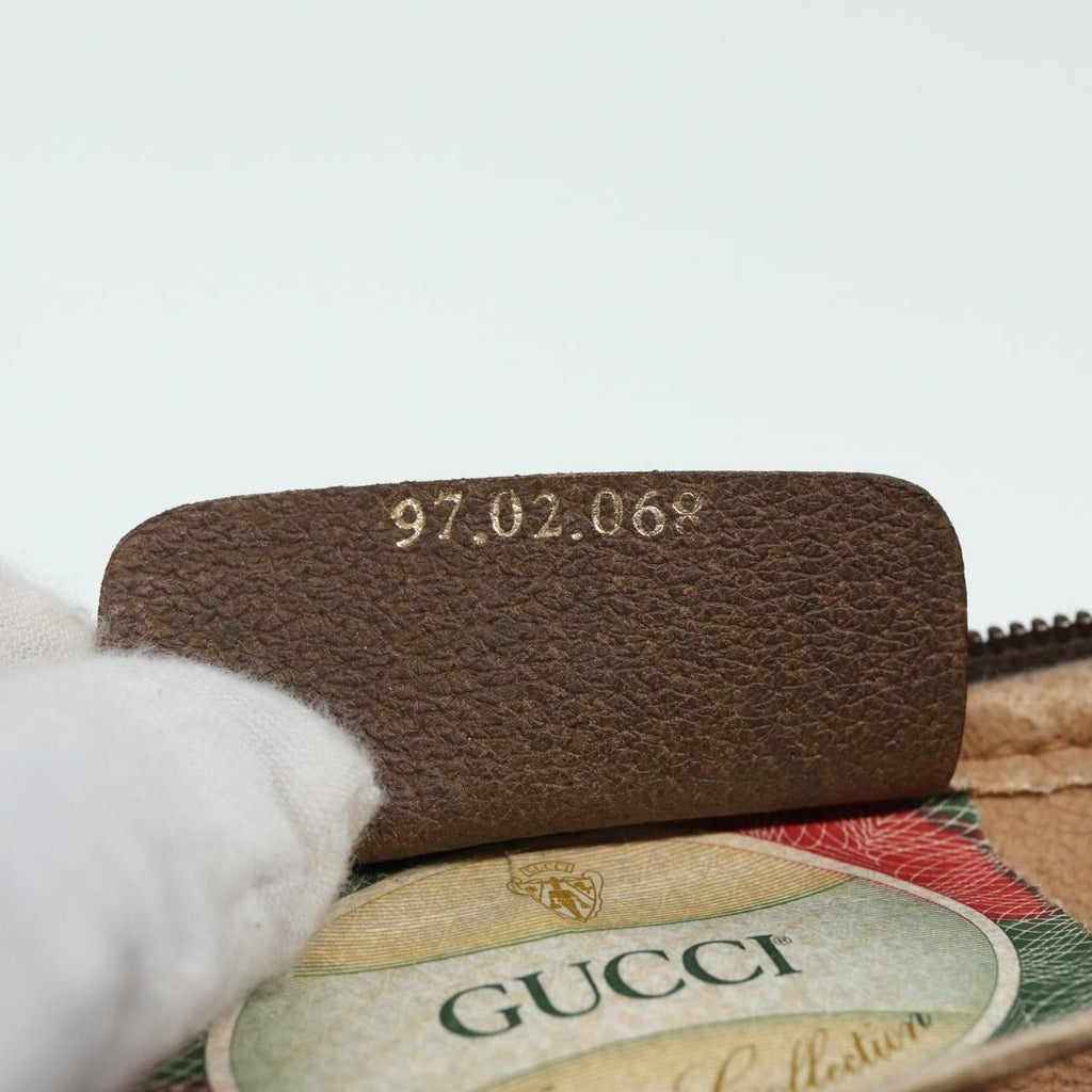 GUCCI GG Supreme Shoulder Bag PVC Beige 97 02 068 ep4929