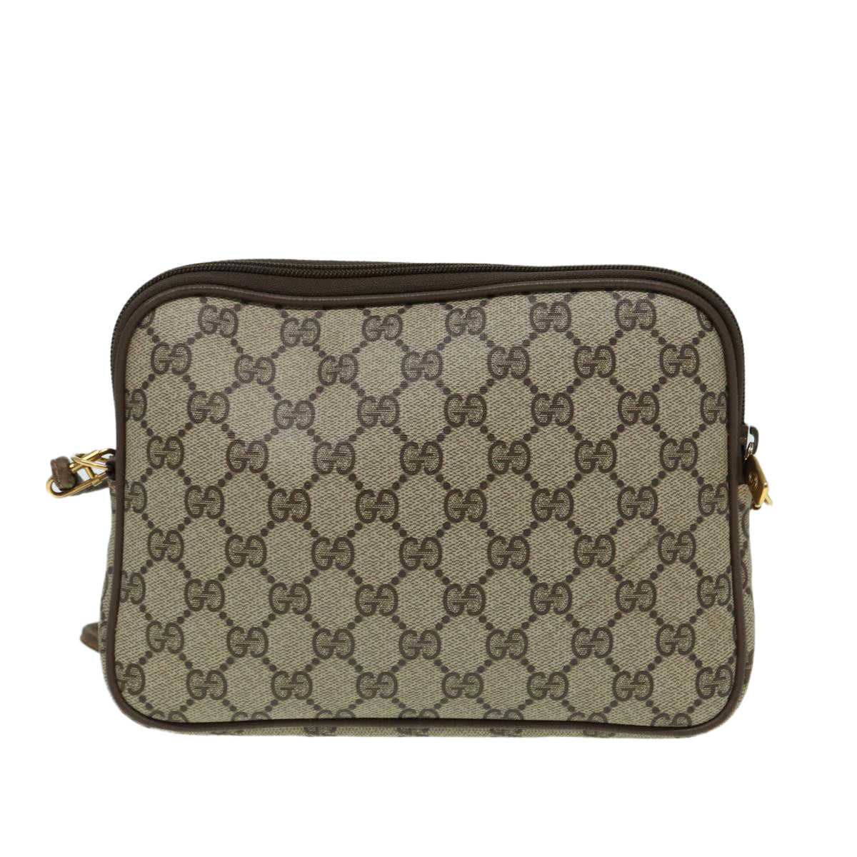 GUCCI GG Supreme Shoulder Bag PVC Beige 97 02 068 ep4929