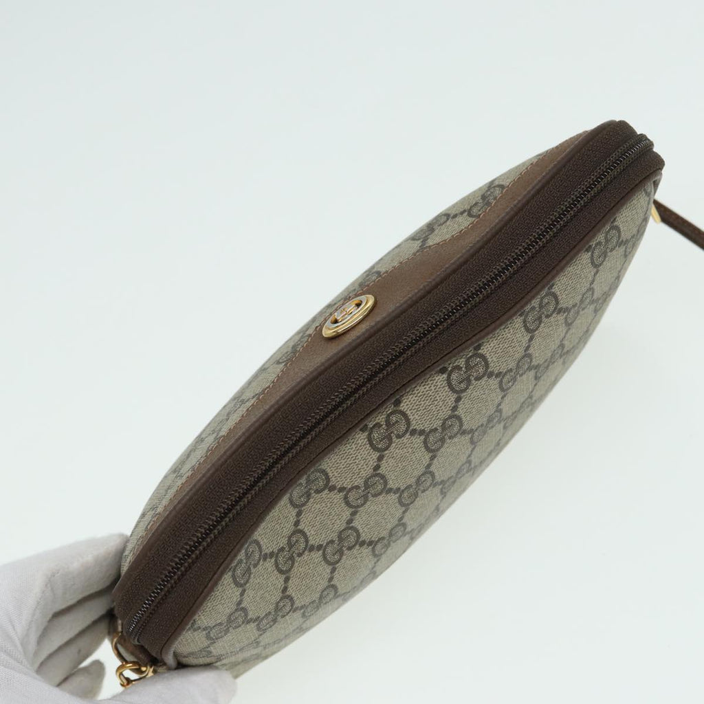 GUCCI GG Supreme Shoulder Bag PVC Beige 97 02 068 ep4929