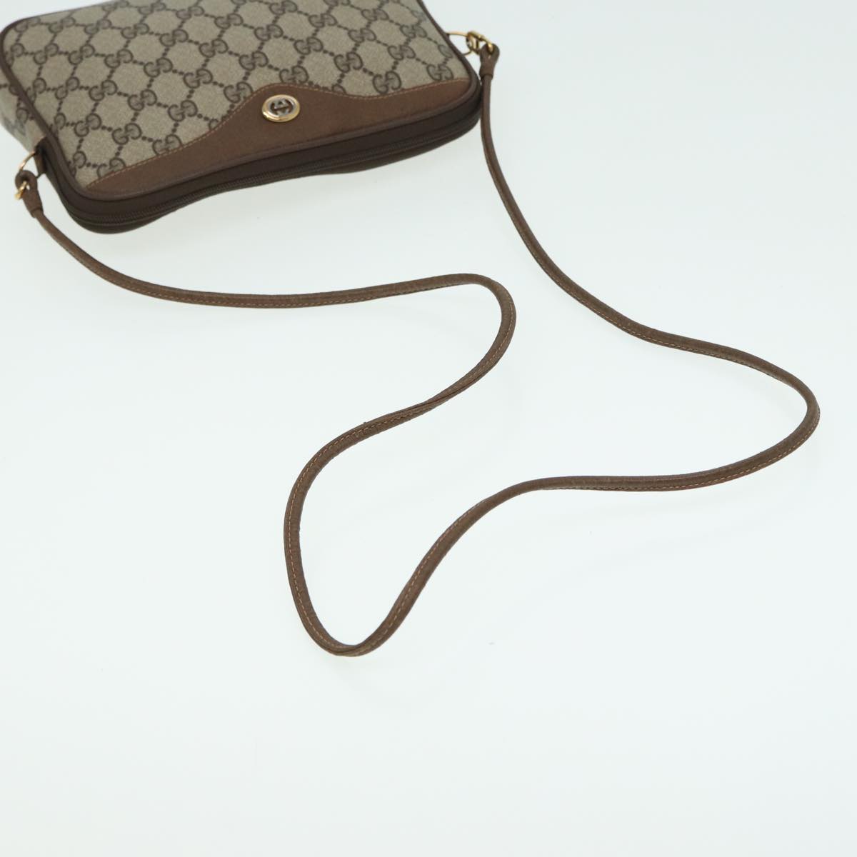 GUCCI GG Supreme Shoulder Bag PVC Beige 97 02 068 ep4929