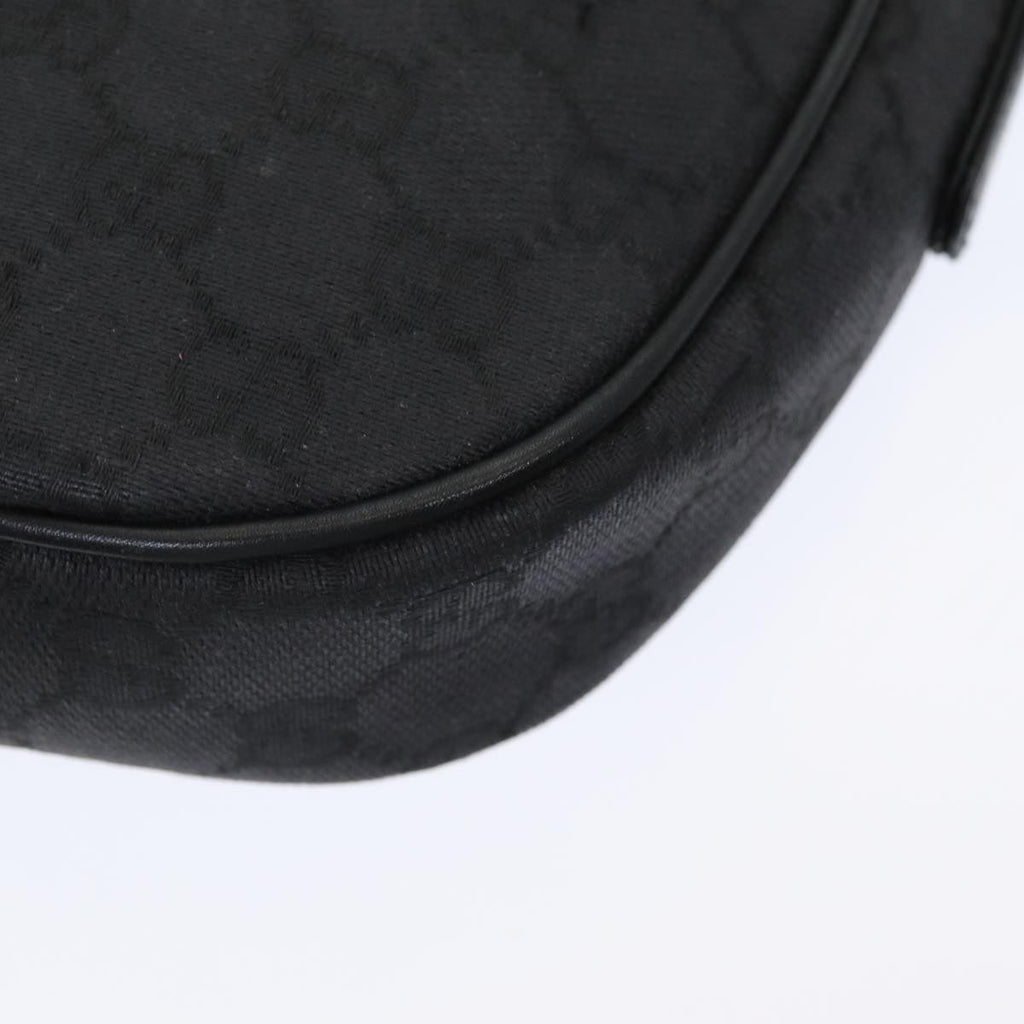 GUCCI GG Canvas Shoulder Bag Black ep4943