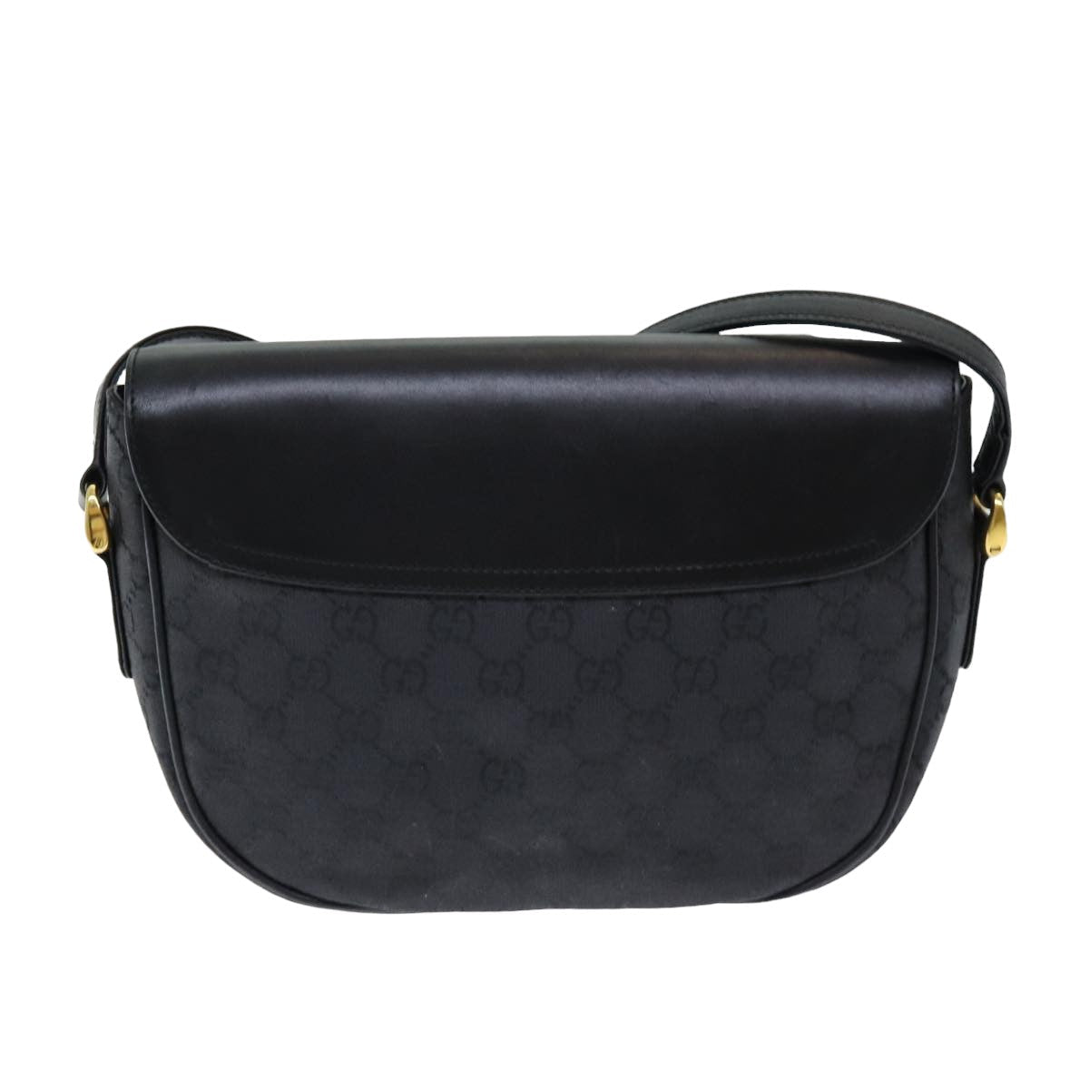 GUCCI GG Canvas Shoulder Bag Black ep4943