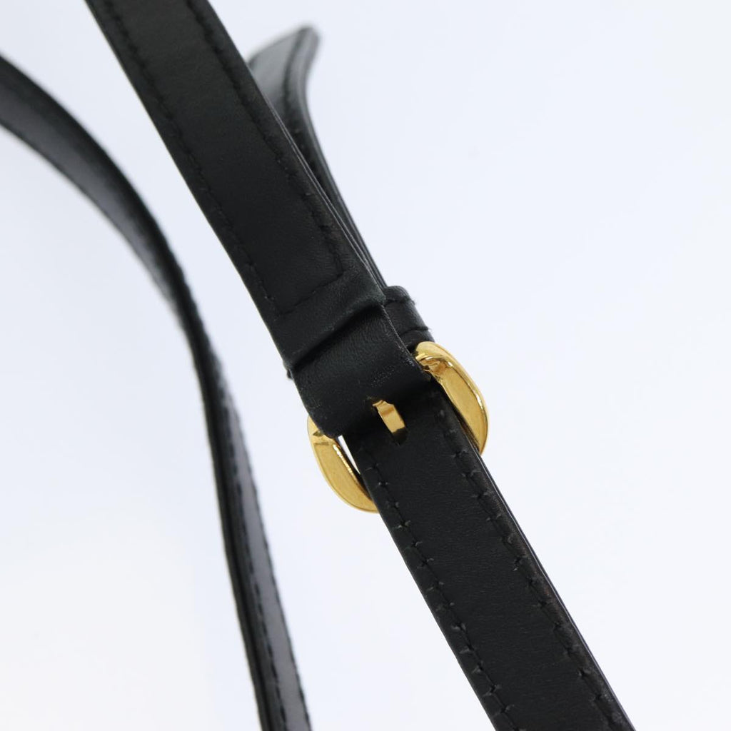 GUCCI GG Canvas Shoulder Bag Black ep4943