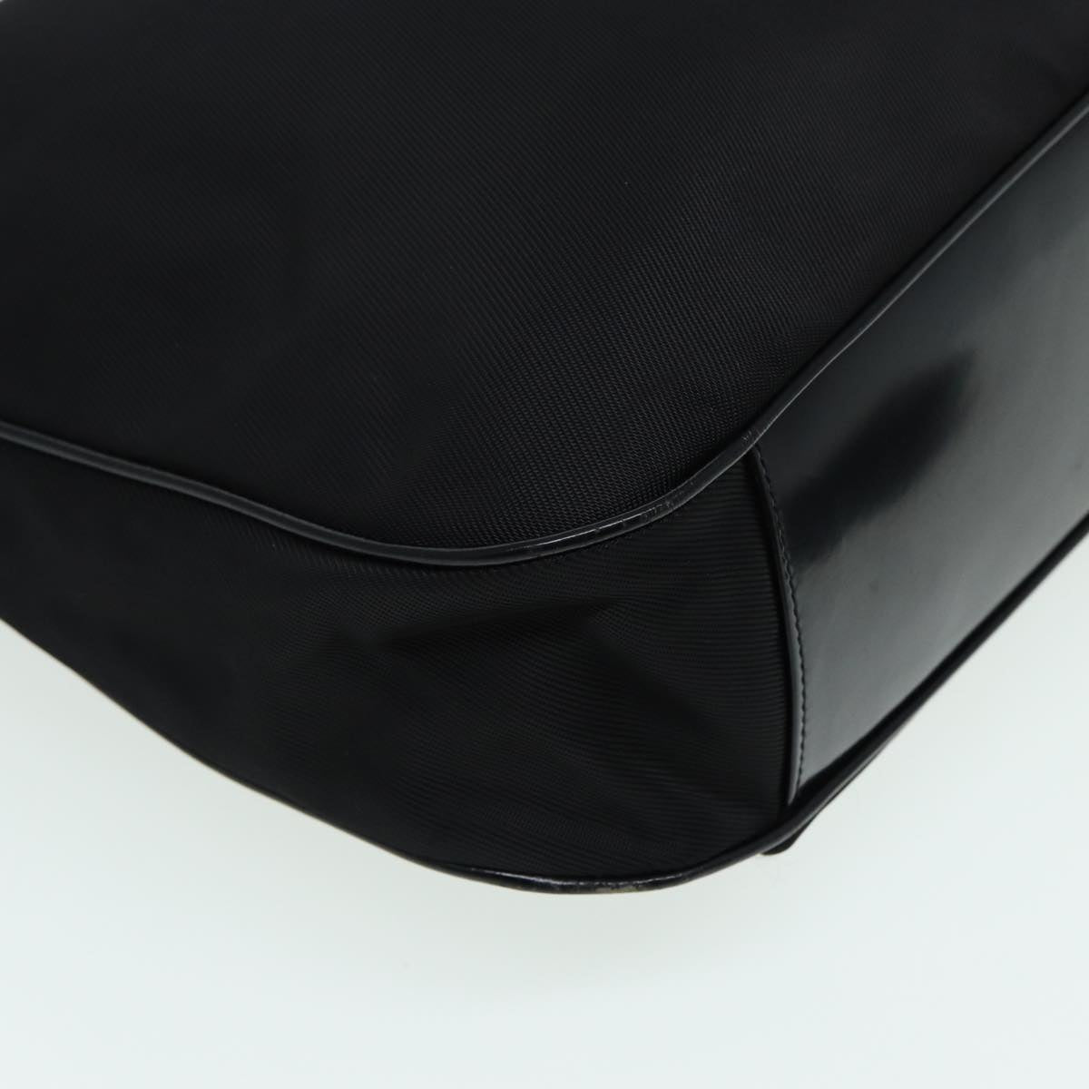 GUCCI Bamboo Hand Bag Nylon 2way Black 001 1705 1577 ep4951