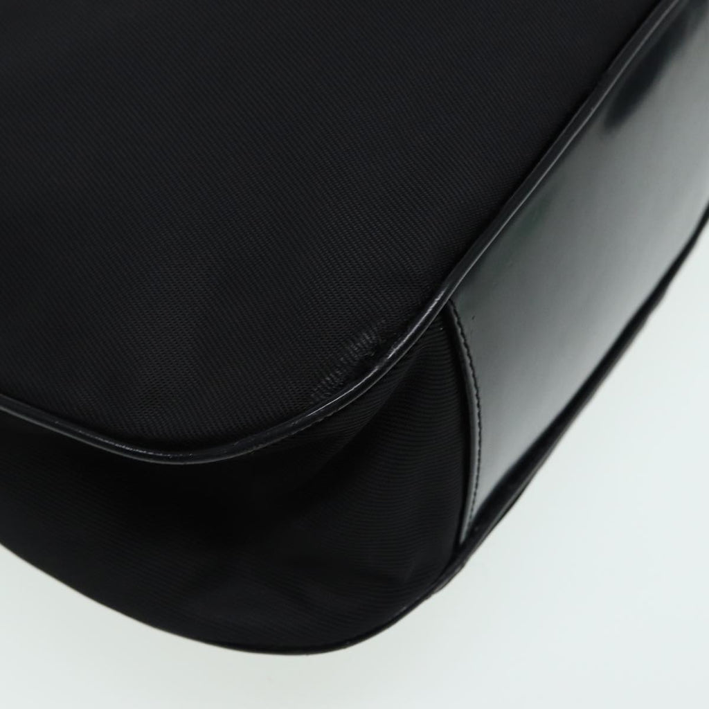 GUCCI Bamboo Hand Bag Nylon 2way Black 001 1705 1577 ep4951