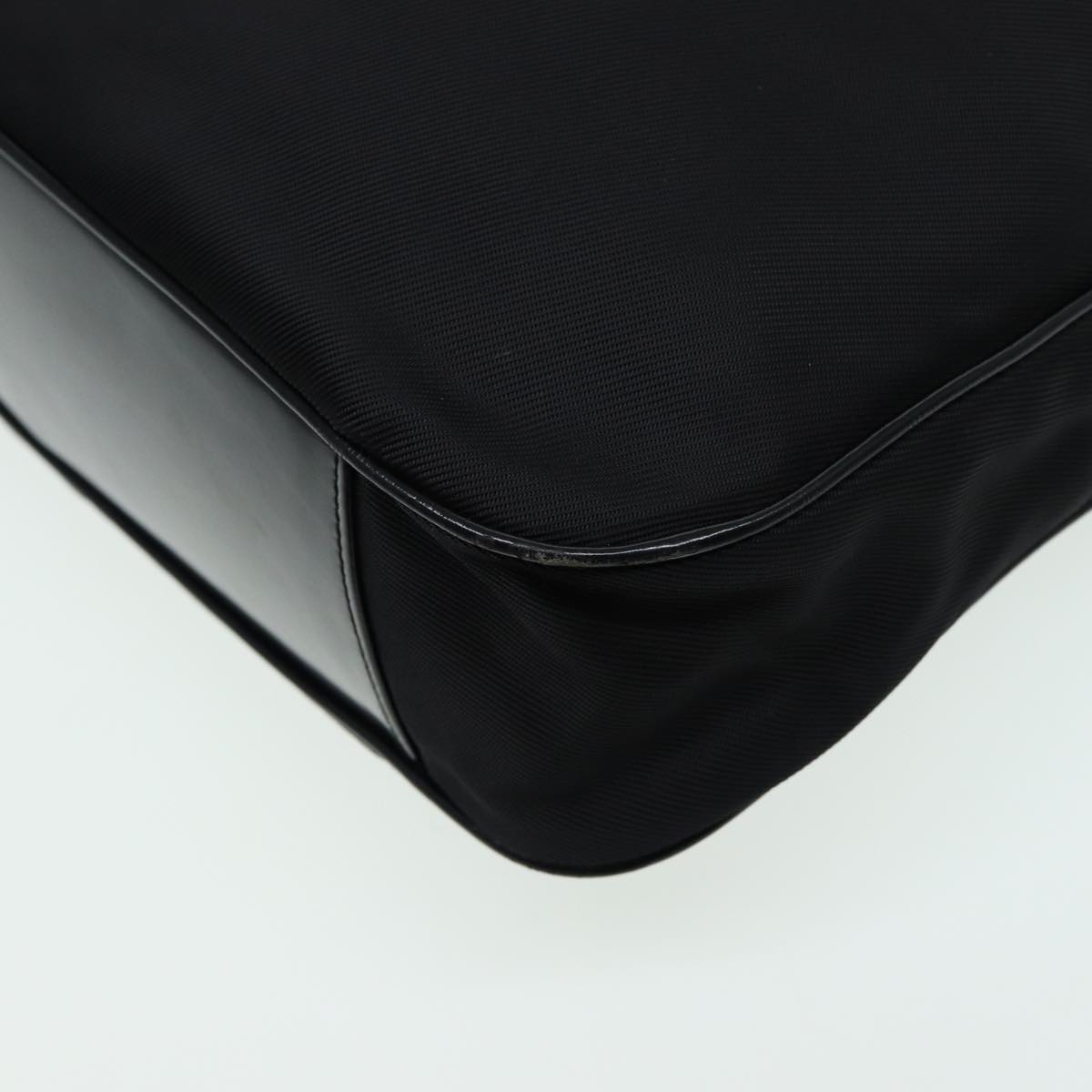 GUCCI Bamboo Hand Bag Nylon 2way Black 001 1705 1577 ep4951